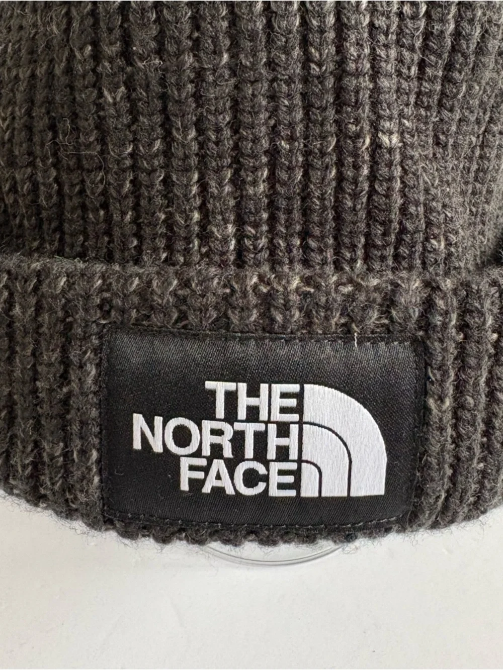 The North Face Salty Lined Beanie Flashdry Deep Fit Cable Knit Cuffed Logo Men’s